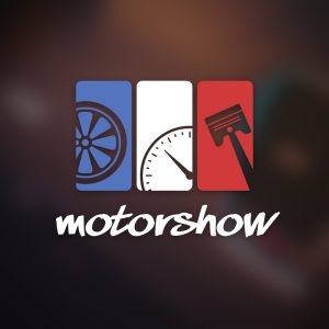Motorshow – Wheel gauge piston automotive logo free logo preview