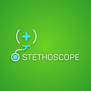 Stethoscope – Modern medical vector logo free logo preview