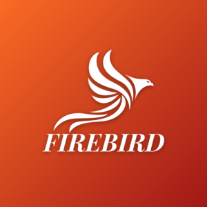 Firebird – Phoenix flying bird logo design free logo preview