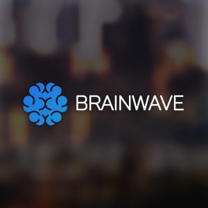 Brainwave – Modern brain vector logo free logo preview