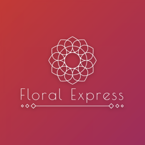 Floral Express – Decorative vector logo design free logo preview