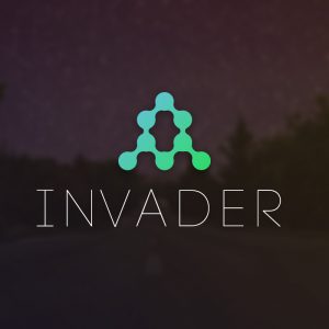 Invader – Spacecraft abstract vector logo free logo preview