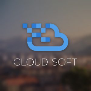 Cloud-Soft – Digital cloud storage logo vector free logo preview