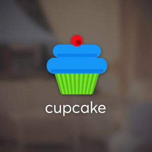 Cupcake – Free geometric pastry logo vector free logo preview