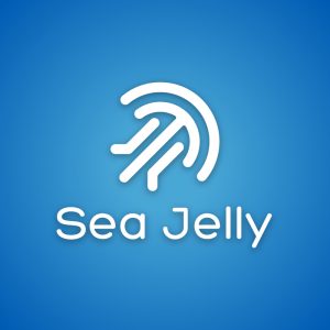Sea Jelly – Minimal aquatic jellyfish logo free logo preview