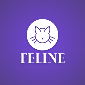 Feline – Minimal cat animal pet cosmetics logo free logo preview