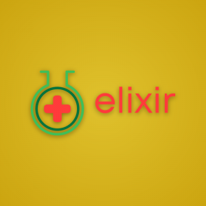 Elixir – Medical container store logo design free logo preview
