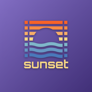 Sunset – Water sun travel free logo download free logo preview