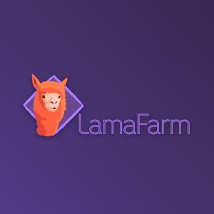 Lama Farm – Cheerful pet alpaca logo vector free logo preview
