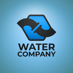 Water Company – Plumbing free logo design free logo preview