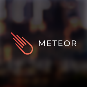 Meteor – Free modern space comet logo vector free logo preview