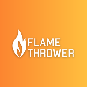 Flame Thrower – Fire logo design vector free logo preview