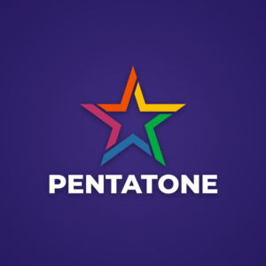 Pentatone – Star logo design vector free logo preview