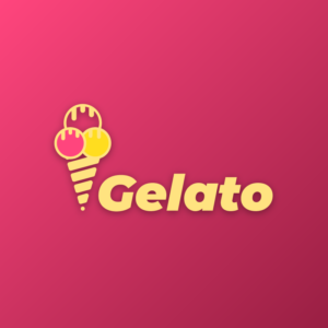 Gelato – Ice cream logo design free logo preview