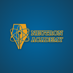 Neutron Academy – Science school logo free logo preview